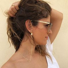 Material: MetalGender: WOMENEyewear Accessories: Chains & LanyardsItem Type: Eyewear AccessoriesItem Length: 70CMMetals Type: Zinc alloyPattern Type: Dot Boho Eyeglasses, Boho Glasses, Eyeglass Chain Holders, Color Glasses, Fashion Reading Glasses, Mask Chains, Eyewear Chain, Glasses Strap, Sunglasses Chain