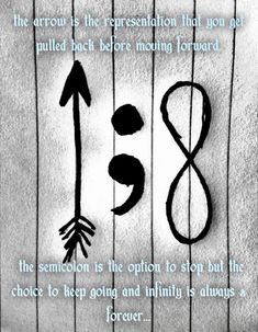 an arrow is the representation that you get pulled back before nourishing forward