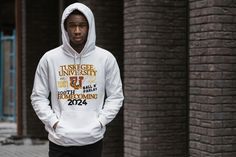 Get ready for the Tuskegee University 2024 Homecoming with this heavy blend hooded sweatshirt! Gildan 18500 Hooded Sweatshirt 50% cotton, 50% polyester  Medium-heavy fabric (8.0 oz/yd² (271 g/m Classic fit Tear-away label Runs true to size No returns or exchanges---- We do not issue refunds or exchange under any circumstances as each item is made to order. All sales are final. Please make sure the order is correct before proceeding to checkout. We are not responsible for lost/stolen packages con White School Spirit Sweatshirt For Streetwear, Pre-shrunk School Spirit Hoodie For Sports Season, White Fan Apparel Hoodie For Streetwear, Casual Hoodie With Team Name For Streetwear, Casual Streetwear Hoodie With Team Name, White Hoodie For Sports Events In Fall, White Hoodie With Drawstring For Fan Gear, White Hoodie For Fan Gear, White Hooded Hoodie For Fan Gear