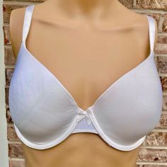 White 34dd Padded Bra Adjustable Straps White Bow In Center Of Bust Underwire Padded-Adds 1/2 Cup -1 Cup Size 34dd By Auden Never Worn No Known Flaws Great Like New Condition Smoke Free Home Ships In 2-7 Days-Please Read Shop Policies Before Purchasing/Rating #34dd #Bra #Lingerie #Auden #White Lingerie Bra Casual Basics Elegant Fitted Bra With Soft Touch, Elegant Fitted Soft Touch Bra, Classic Full Coverage Summer Bra, Classic Fitted Bra For Spring, Classic Fitted Spring Bra, Fitted Bra With Medium Bust Support For Daywear, Elegant Full Coverage Bra For Daywear, White Full Coverage Bra For Spring, Spring White Full Coverage Bra