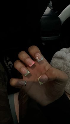 Cna Nails, Acrylic Overlay Designs, Overlay Nails, Simple Fall Nails, Tapered Square Nails, Acrylic Nail Shapes, Modern Nails