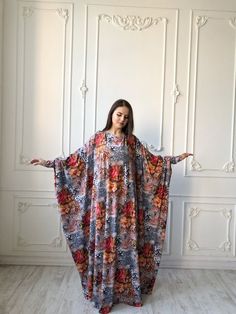 Floral print maxi dress, long sleeve plus size dress, Muslim clothing, prayer dress nanaz, islam gif Prayer Dress, Maxi Dress Long Sleeve, Maxi Dress Long, Dress Muslim, Muslim Outfits, Floral Print Maxi Dress, Floral Print Maxi, Muslimah Fashion, Dress Long Sleeve