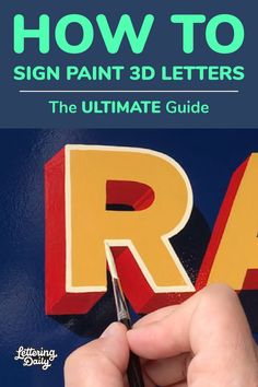 sign painting tutorial for beginners Hand Painting Letters, Sign Art Design, Diy Lettering Writing, Sign Painting Techniques, Sign Writing Alphabet, Painting Fonts Letters, Sign Writing Lettering, Vintage Sign Lettering Fonts