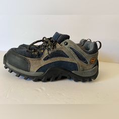 New Without Tags Or Box Mens Size 8 Timberland Pro Steel Toe Blue And Grey 100% Leather See Last Pic For All The Information Serious Offers Only Please Durable Blue Sporty Sneakers, Gray Low-top Sneakers For Outdoor Work, Rugged Steel Toe Sneakers For Sports, Timberland Pro, Work Shoe, Blue And Grey, Timberland Mens, Work Shoes, Blue Gray