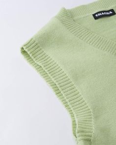 Details: Essential green knitted vest with V-neck design Top Length: Normal Sleeve Length: Sleeves Materials:95% Polyester + 5% Spandex Casual Green Sleeveless Vest, Green Cotton V-neck Tank Top, Green Knit V-neck Sweater, Green V-neck Sweater Vest For Summer, Green Casual Vest For Fall, Casual Green Vest For Fall, Green V-neck Vest For Winter, Solid V-neck Vest For Spring, Green Cotton Crew Neck Sweater Vest