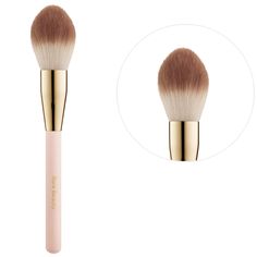 What It Is: A Precise, Dome-Shaped Powder Brush With A Soft, Tapered Tip That’s Fluffy Enough For All-Over Blending, Yet Firm Enough For Precise Application. Brush Formulation: Powder Brush Coverage: Buildable Bristle Type: Synthetic Ingredient Callouts: This Product Is Cruelty-Free. Rare Beauty Powder Brush, Rare Beauty Makeup Brushes, Rare Beauty Brush Set, Rare Beauty Brush, Sephora Wishlist, Bronzer Application, Rare Beauty By Selena Gomez, Beauty Brushes, Sephora Beauty