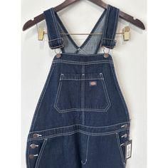 Sz Sx/Tp Dickies Overalls, Dickies Pants, Dark Denim, Fabric Color, Pant Jumpsuit, Quality Fabric, Jumpsuit Romper, Overalls, Color Blue