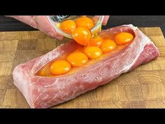 Everyone is looking for this pork tenderloin recipe! I do it every Friday! Pork and eggs - YouTube Amazing Food Hacks, Pork Chop Recipes Baked, Pork Dinner, Pork Tenderloin Recipes, Pork Chop Recipes, Cooking Recipes Desserts, Pork Loin, Pork Tenderloin