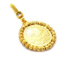 -Ceyrek with Dorika -22K gold plated -made by a real goldsmith -no difference to the real -does not discolor (waterproof) -Diameter Ø: mm -Coin approx. g -Material: brass -Nickel free Gold Coin, Gold Coins, 22k Gold, Necklace Gold, Women's Jewelry, Labour Day, Charm Necklace, Coin, Gold Necklace