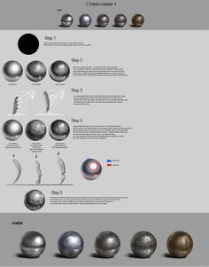 an info sheet showing the different types of balls