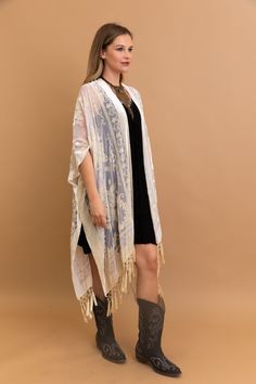 Indulge in elegance with our Velvet Dream Mesh Tapestry Kimono. Crafted from sumptuous velvet and adorned with intricate tapestry motifs, this kimono exudes luxury and style. Perfect for lounging at home or adding a touch of glamour to any outfit. #lovemyleto 50% Viscose 50% Nylon Imported Elegant Embroidered Kimono For Festival, Elegant Festival Kimono, Elegant White Kimono For Festival, Boho Plus Size Outfits, Boho Plus Size, Kimono Sweater, Novelty Clothing, Bralette Tops, Top Graphic Tees