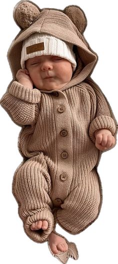 Brown Winter Onesie For Playtime, Winter Knitted Long Sleeve Onesie, Cozy Fall Onesie For Playtime, Brown Fall Onesie For Playtime, Brown Onesie For Playtime In Fall, Fall Playtime Brown Onesie, Hoodie Romper, Hoodie Jumpsuit, Perfect Winter Outfit