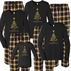 Celebrate your family name and stay cozy together all season long. You'll be rocking around the Christmas tree this season in your matching family pajamas. Outfit the whole family big and small. Make this your uniform for family game night and rip open those packages Christmas morning. Our personalized luxe flannel set is just what you need to sit back, relax, and enjoy the festivities. Your options are endless. This pajama set is so comfortable you will wear it all season long. Set includes a 1 Christmas Plaid Pajamas Couples, Rose Gold Family Pajamas, Christmas Matching Pajamas Plaid, Christmas Pajamas T-shirt, Matching Family Christmas Pajamas Holiday, Matching Christmas Pajamas Family Green, Family Christmas Pajamas Pictures Sugar Bee Clothing, Xmas Pyjamas Family, Christmas Jammies Family Sugar Bee Clothing