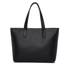 Color: Black Versatile Black Tote Bag, Casual Black Tote Shoulder Bag, Black Shoulder Bag For Everyday Summer Use, Casual Black Shoulder Bag With Large Capacity, Casual Black Beach Bag For Shopping, Chic Black Beach Bag With Double Handle, Chic Black Beach Bag For Travel, Casual Black Shoulder Bag For Shopping, Black Beach Bag With Double Handle For Shopping