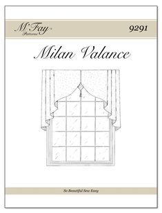 Milan Valance Drapery Ideas, Valance Patterns, Swags And Tails, Diy Roman Shades, Decorative Window Treatments, Cornice Boards, Contemporary Design Style, Diy Kitchen Countertops, Window Covering