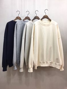 "Women's Loose fit Cotton Sweatshirts for Spring Size One size, good for US size 4-12 loose fit Length 69cm/27.1\" Chest width 76cm/30\" Fabric and Care Cotton 100% Machine washable and tumble dry Made in S Korea" Plain Sweatshirt, S Korea, Womens Sweatshirts, Fall Clothing, Animal Photos, Tough Times, Shirts For Women, Crop Tshirt