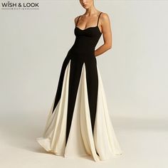 Robe longue trapèze élégante en maille patchwork contrastée pour femme Robe ample pour femme avec poches Robe taille haute col en V Robe longue 100 % lin Robe plissée Vêtements de détente en lin pour femmes Vêtements décontractés boho F125 Le tableau des tailles est plus petit que la taille normale, veuillez ajouter 2-3 cm. Si vous avez des questions, n'hésitez pas à nous contacter, nous vous répondrons rapidement. Remboursement et retours : nous acceptons les remboursements en cas de défaut de Paloma Dress Arcina Ori, Arcina Ori, Paloma Dress, A Line Maxi Dress, Euro Summer, Spaghetti Strap Maxi Dress, Mode Casual, Black And White Dress, فستان سهرة