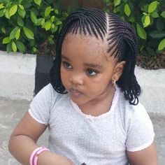 BRAIDED BOX BRAIDS / LITTLE GIRLS HAIR / SCALP BRAIDS / CORN ROLLS / NATURAL HAIR / HAIRSTYLE / HAIR DO / PROTECTIVE HAIRSTYLE African American Kids Hairstyles, Cornrow Designs, Cabello Afro Natural, African Hair Braiding Styles, Girls Hairstyles Braids