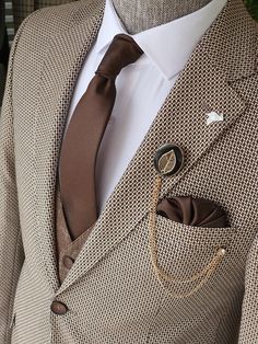 Antinori Beige Slim Fit Notch Lapel Suit – BOJONI Notch Lapel Suit, Prom 2022, Stylish Mens Suits, Vest And Pants, Beige Suits