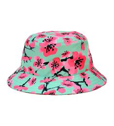 Big Blossom Bucket Hat Arizona Green Tea, Lime Rickey, Lakers Hat, Kiwi Strawberry, Swag Hats, Tea Hats, Cherry Blossom Print, Golden Bear, 5 Panel Hat