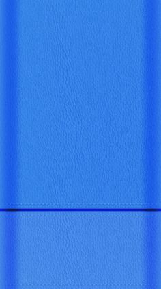 the back side of a cell phone with a blue leather texture and lines on it