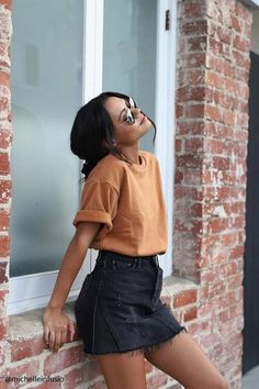 Casual Summer Outfits For Women, Rock Outfit, Cool Summer Outfits, Skirt Denim, Skirt Maxi, Mode Casual, Modest Clothing, Instagram Outfits, 가을 패션