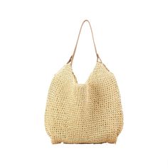 Eco-Friendly Large Capacity Minimalist Straw Tote Bag – 2YZ Shop Eco-friendly Straw Shoulder Bag For Shopping, Eco-friendly Woven Beige Straw Bag, Eco-friendly Straw Beach Bag With Adjustable Strap, Eco-friendly White Straw Shoulder Bag, Eco-friendly Straw Shoulder Beach Bag, Straw Tote Bag, Eco Friendly Bags, Straw Tote, Straw Bags