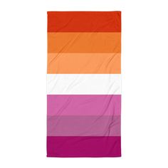 Full Community Lesbian Flag Beach Towel - On Trend Shirts Pride Parade Outfit, Pride Stuff, Lesbian Outfits, Vacation Accessories, Gym Towel, Pride Merch