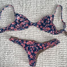 Top Size S, A Little Faded But Unnoticeable Bottom Size S, Perfect Condition Open To Trades For Acacia/Benoa Or Stack Trades For Frankies Or Kulanis Kinis Cheaper On V3nmo Acacia Benoa San Lorenzo Tai Swim Mai Stone Fox Akoia Swim, Benoa Swim, Acacia Swimwear Bikinis, Blue Tropical Print Swimwear With Tie-side Bottom, Stone Fox, Multicolor Floral Print Tie-side Swimwear, Acacia Swimwear, San Lorenzo, Mommy Life