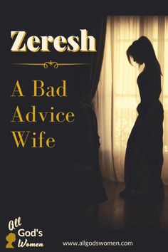 a woman standing in front of a window with the words,'a bad advice wife '