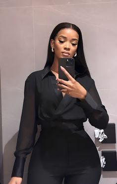 #fashion #black #businesswoman #girlboss #1 #explore #feed #pinterest Jluxlabel Outfits Dresses, Legal Receptionist Outfit, Modest Black Dress Classy, Elegant Outfits Black Women, Coprate Baddie, Public Speaker Aesthetic, Toni Childs Outfits, Dinner Outfits Black, Dinner Outfits Black Women