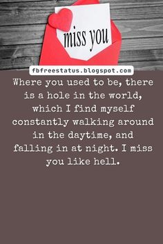 Missing You Quotes