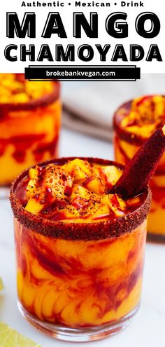 mango chamoya is an easy and delicious dessert that's ready in less than 30 minutes