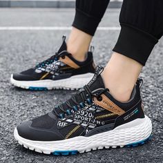 Men's Casual Shoes | Touchy Style Tie Heels, Rubber Sneakers, Running Wear, Long Distance Running, Mesh Sneakers, Round Toe Heels