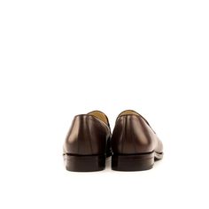 Men's Brown Leather Metal Bit Loafer - The Andrey by Idrese Elegant Brown Slip-ons For Work, Luxury Brown Tassel Loafers For Business, Timeless Brown Cap Toe Loafers, Elegant Brown Slip-ons For Workwear, Elegant Brown Slip-ons For Office, Brown Monk Strap Shoes Goodyear Welted For Office, Brown Goodyear Welted Monk Strap Shoes For Office, Elegant Brown Loafers With Goodyear Welted, Luxury Brown Slip-ons For Business Casual