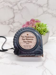 a wax stamper sitting on top of a marble counter