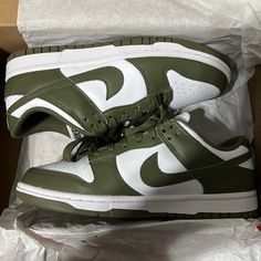 Nike Dunks Low Olive Nike Dunk Low Olive, Green Nike Shoes, Wmns Dunk Low, Nike Dunks Low, Dunks Low, All Nike Shoes, Cute Nike Shoes