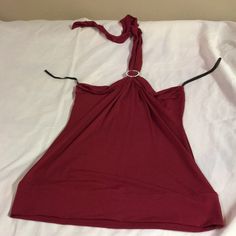 Brand Nwot. Beautiful Red Halter Top With Silvertone Studded Ring. Never Worn Red Halter Top, Great Escape, Halter Top, Womens Tops, Fashion Outfits, Ring, Red, Women Shopping, Quick Saves