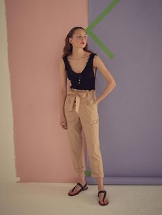 Composition : Shell: Cotton 100%Color : Beige, Light BeigeCountry of Origin : KOREA Beige Light, Pants Straight, Button Up, Composition, The Originals, Clothes For Women, Pants, Clothes, Color