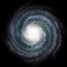 the center of a spiral galaxy with stars and space in the background royalty illustration