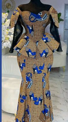 African Tailored Dresses, Native Gown Styles For Women, Native Ankara Style For Women, Ankara Six Pieces Long Gown Styles, 2024 Ankara Gown Styles, Kampala Styles For Ladies, African Prom Dresses Ankara, Classy Short Dresses, Trendy Ankara Styles