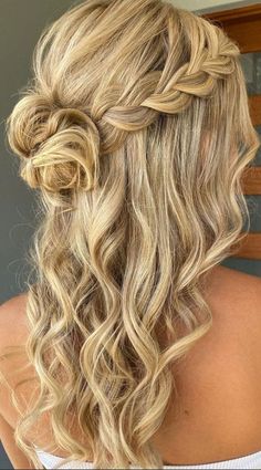 Bridemaids Hairstyles, Formal Hairstyles For Long Hair, Bridesmaid Hair Long, Dance Hairstyles