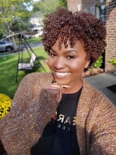 Light Brown Tapered Natural Hair, Fall Hair Colors For Black Women Natural Short Hair, Brown Twa Natural Hair, Natural Hair Cuts Shape, Natural Hair Color For Black Women, Tapered Cut Natural Hair 4c, Tapered Cut Natural Hair, Wigs For Black Women Curly, Wigs Curly Hair