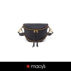 in stock Leather Belt Bag With Removable Pouch For Shopping, Chic Rectangular Belt Bag With Zipper, Chic Rectangular Belt Bag With Zipper Closure, Black Evening Bags With Zipper Pocket, Black Travel Belt Bag With Gold-tone Hardware, Chic Evening Bag With Zipper Pocket, Chic Belt Bag With Zipper Pocket, Chic Belt Bag With Zipper Closure, Black Belt Bag With Gold-tone Hardware For Travel