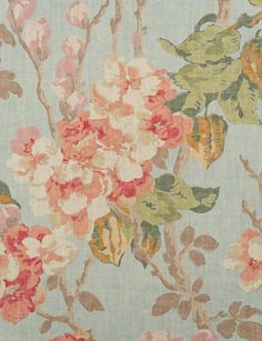 an image of a floral pattern on fabric