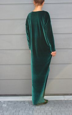 Our Most lovely Kaftan dress in Velvet is here again ! This green velvet dress is the perfect dressing gown for wear - super comfy, yet elegant, this velvet dress is must have dress for any occasion ! Plus sizes are available and be sure that this kaftan will become your favorite maxi dress! THE TIMELESS DRESS OF CHERRY BLOSSOMS - Super confy , super elegant and super different ! Made of a wonderful soft stretchy velvet , this dressing gown is the perfect choice for your special days and nights Green Fitted Velvet Dress With Long Sleeves, Green Velvet Dress For Fall, Green Velvet Fall Dress, Elegant Green Velvet Dress For Fall, Green Long-sleeved Velvet Dress, Green Velvet Dress For Winter, Winter Green Velvet Dress, Green Velvet Long Sleeve Dress, Green Long Winter Dress