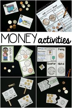 money activities and printables to help kids learn how to make money with coins