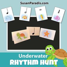 the underwater rhythm hunt is an easy way to learn how to read and draw