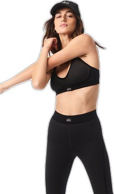 Alo Yoga Activewear With Built-in Bra For Yoga, Sporty Alo Yoga Activewear For Pilates, Alo Yoga Compressive Seamless Activewear, Sporty Compressive Activewear By Alo Yoga, Compressive Bra-friendly Alo Yoga Activewear, Alo Yoga Black Activewear With Built-in Bra, Alo Yoga Seamless Sports Bra For Yoga, Alo Yoga Seamless Functional Activewear, Alo Yoga Compressive Seamless Sports Bra