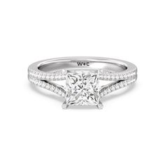 https://embed.imajize.com/6397512 Split Shank Engagement Ring, Hidden Halo Engagement Ring, Shank Engagement Ring, Split Shank Engagement Rings, Pave Diamond Band, Split Shank Ring, Gorgeous Engagement Ring, Pave Band, Engagement Rings Platinum